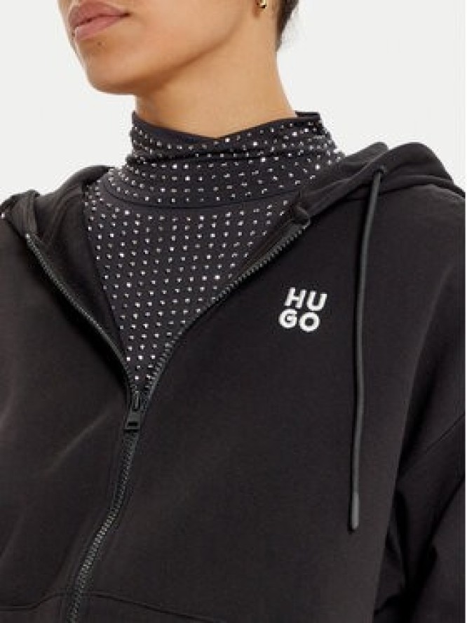 Hugo Bluza Dalfine 50535240 Czarny Regular Fit