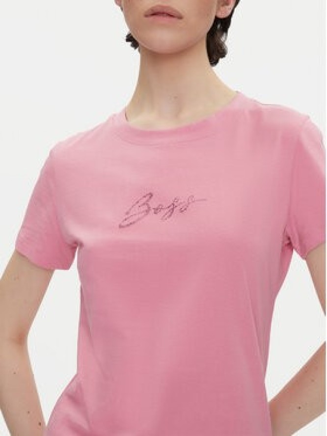 BOSS T-Shirt C_Esogo_2 50538826 Różowy Regular Fit