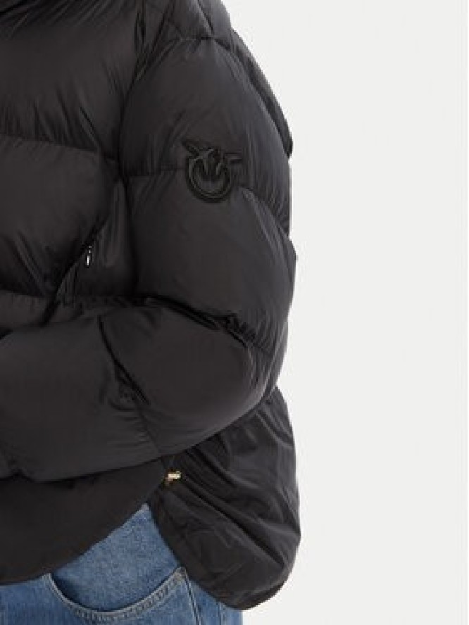 PINKO Kurtka puchowa Giza Czarny Regular Fit