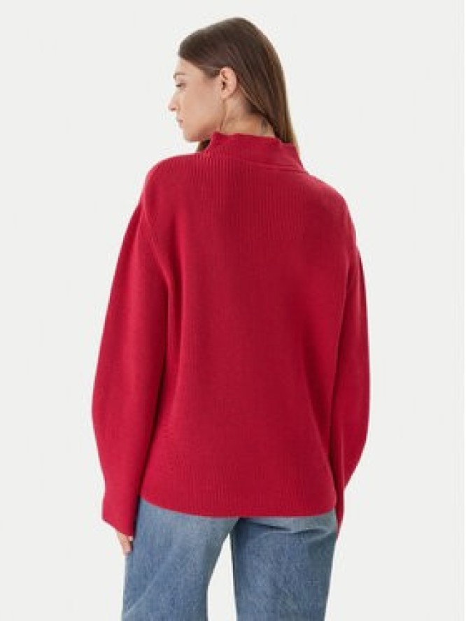Tommy Jeans Sweter Badge DW0DW21676 Różowy Relaxed Fit