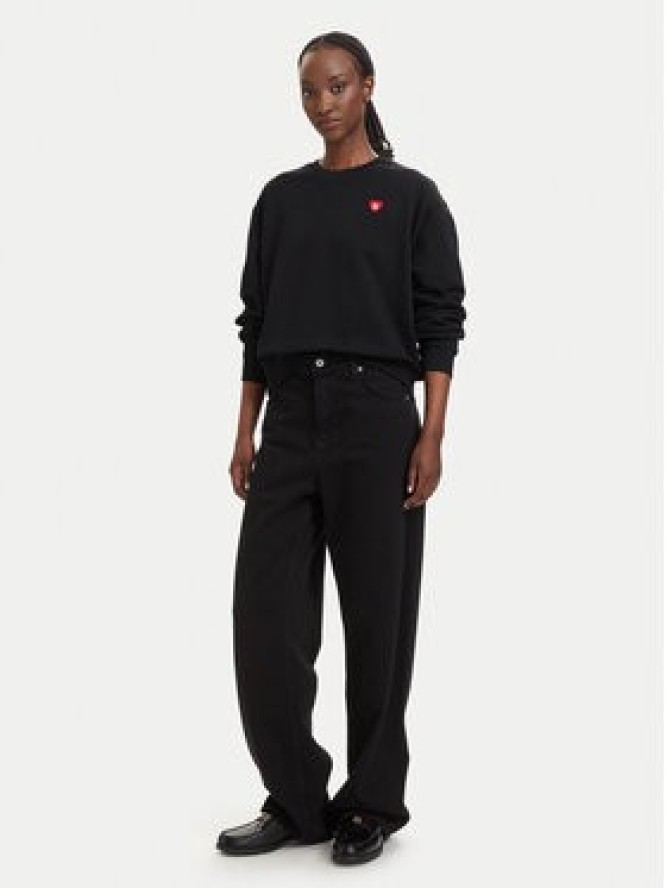 HUGO Bluza Deroxina 7 50555808 Czarny Relaxed Fit