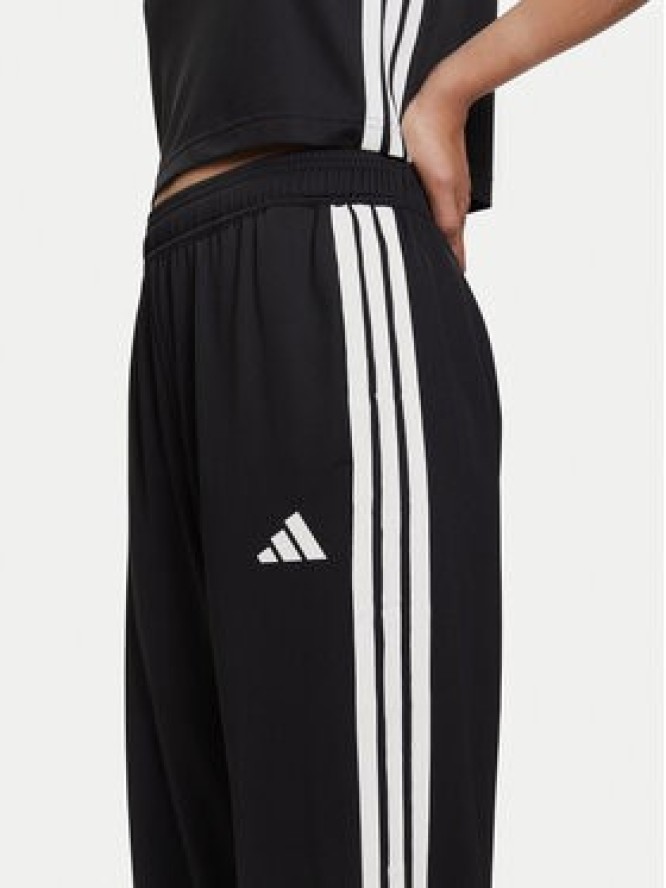 adidas Spodnie dresowe Tiro Cut 3-Stripes Mesh JG4103 Czarny Loose Fit