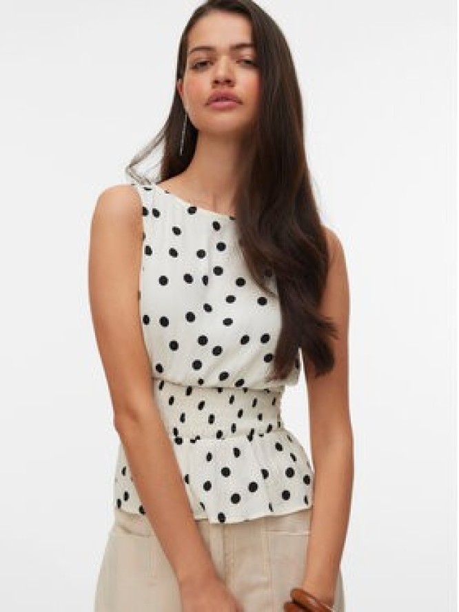Vero Moda Bluzka Elisa 10347963 Biały Loose Fit