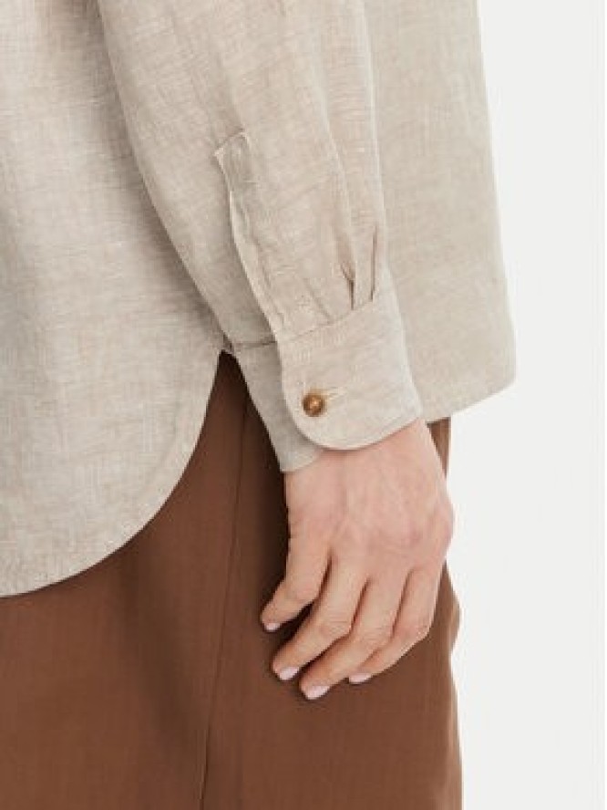 Barbour Koszula Hampton LSH1596SN31 Beżowy Relaxed Fit