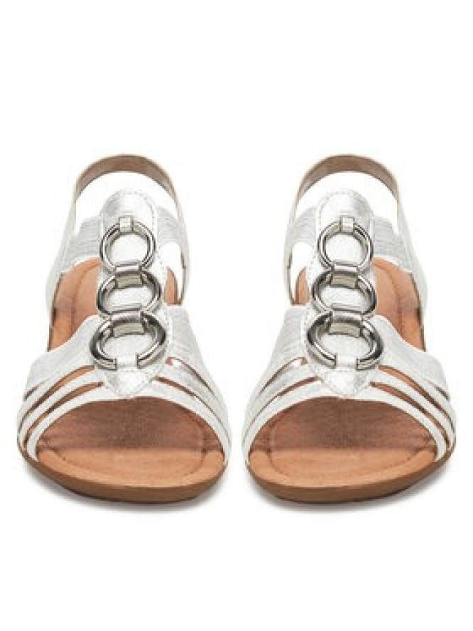 Remonte Sandały R3605-80 Srebrny