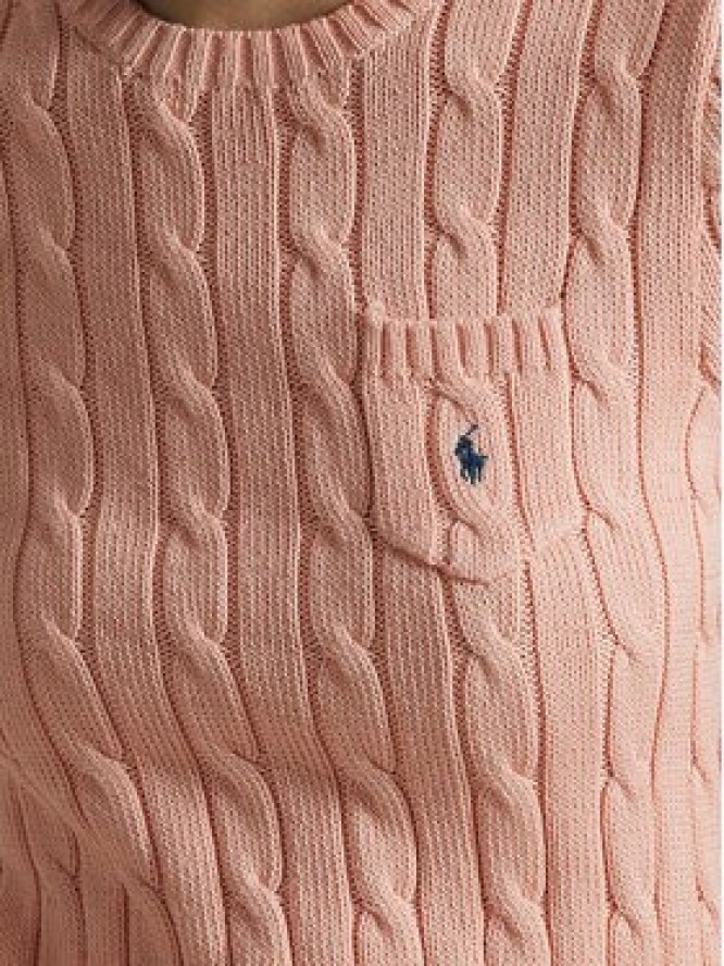 Polo Ralph Lauren Sweter 211895379017 Pomarańczowy Slim Fit