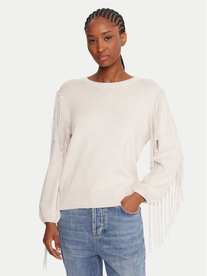 Marella Sweter Falco 2525366281000 Beżowy Regular Fit