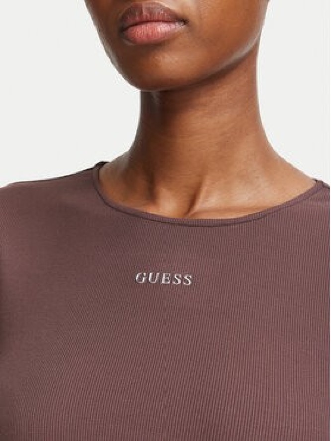 Guess Bluzka V6RP08 KD932 Brązowy Slim Fit