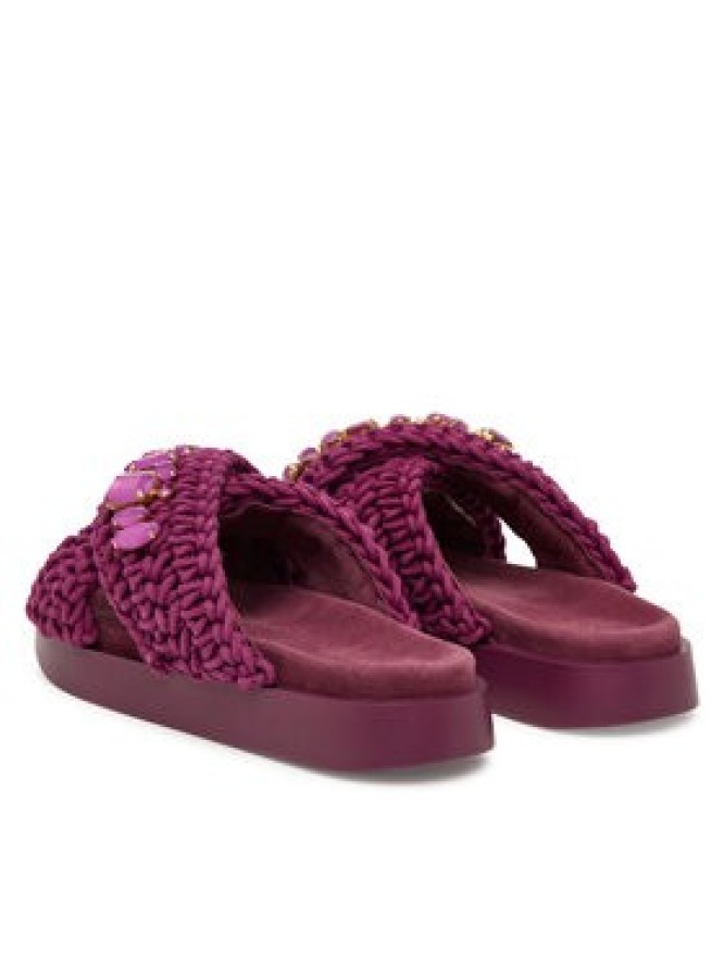 Inuikii Klapki Woven Stones 1004.003.0073 Bordowy