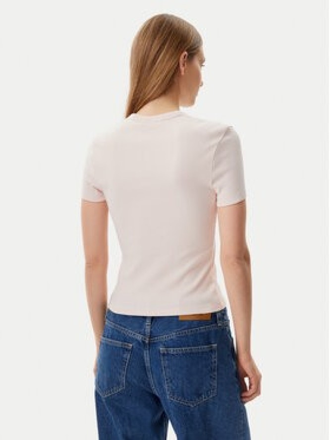 Calvin Klein Jeans T-Shirt J20J225245 Różowy Slim Fit