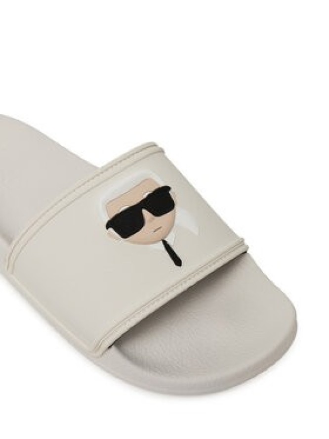 KARL LAGERFELD Klapki Kondo 2.0 KL80905A Biały
