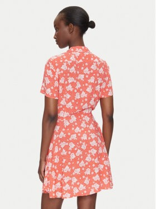 Tommy Jeans Sukienka koszulowa DW0DW21353 Pomarańczowy Relaxed Fit