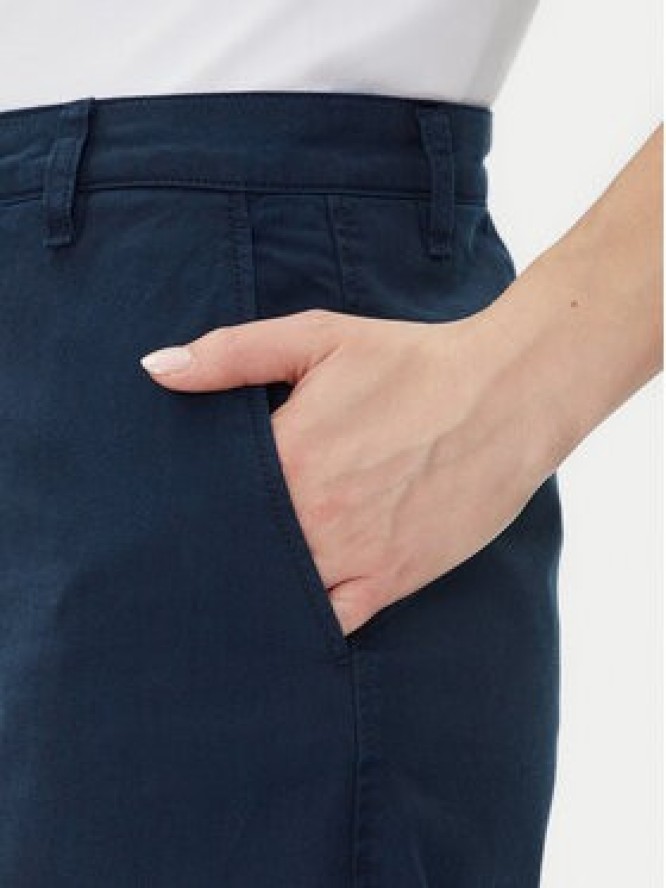 Tommy Hilfiger Spódnica midi Co Blend Midi Skirt WW0WW44726 Granatowy Regular Fit