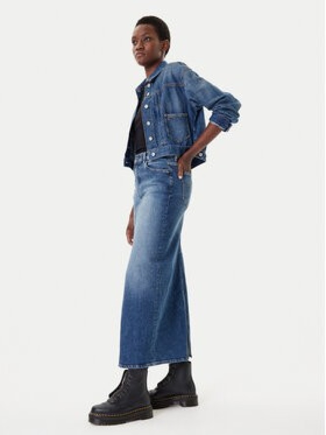 G-Star Raw Spódnica jeansowa Viktoria D24385-E106 Niebieski Regular Fit