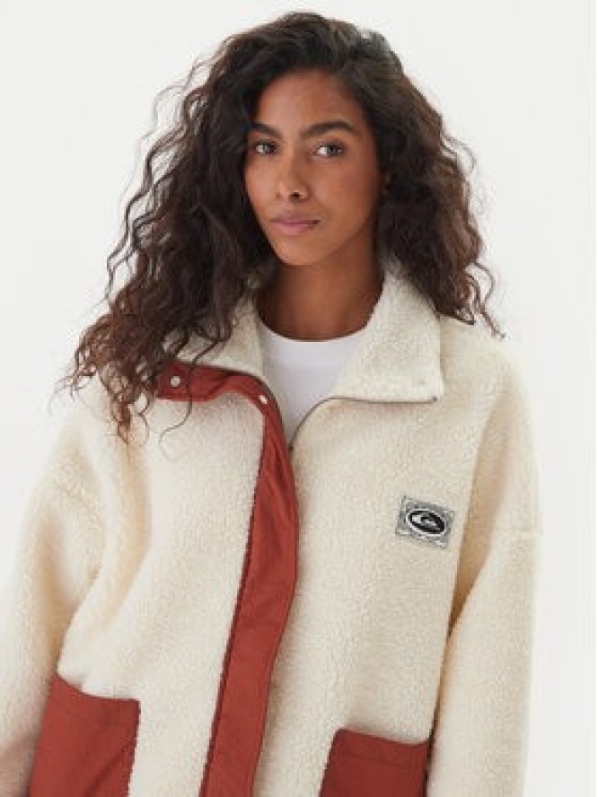 Quiksilver Kurtka przejściowa EQWPF03007 Biały Regular Fit