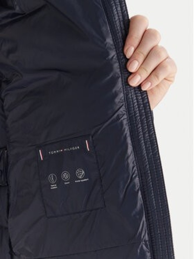 Tommy Hilfiger Kurtka puchowa WW0WW47354 Granatowy Slim Fit