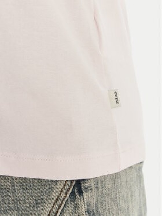 Guess Jeans T-Shirt W4YI10 J1314 Różowy Regular Fit