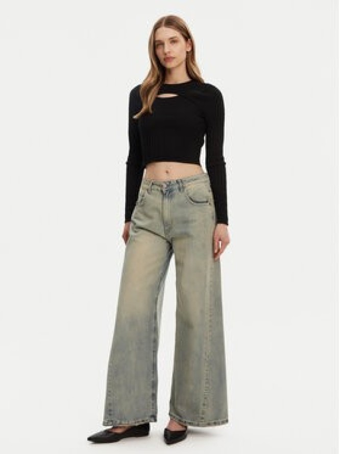 ONLY Sweter Meddi 15339582 Czarny Cropped Fit