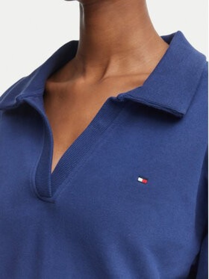 Tommy Hilfiger Bluza Rugby UW0UW06629 Niebieski Relaxed Fit