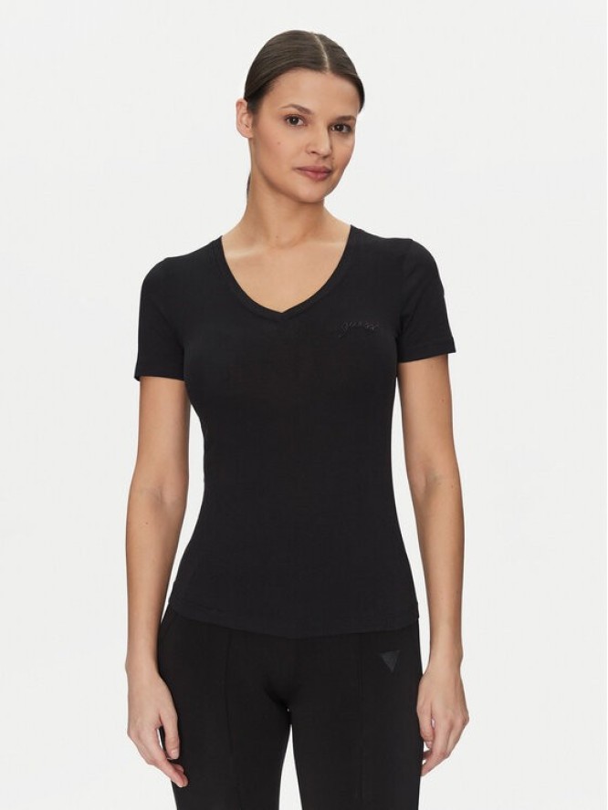 Guess T-Shirt O5GI00 KBBU1 Czarny Boxy Fit