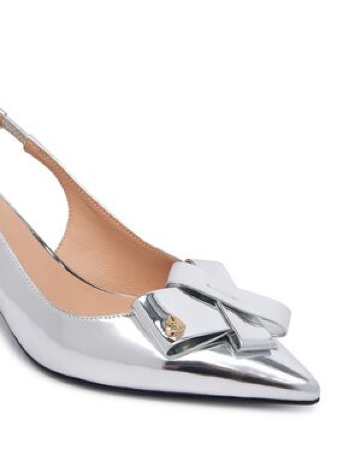 LOVE MOSCHINO Czółenka JA10366G0OJE090B Srebrny