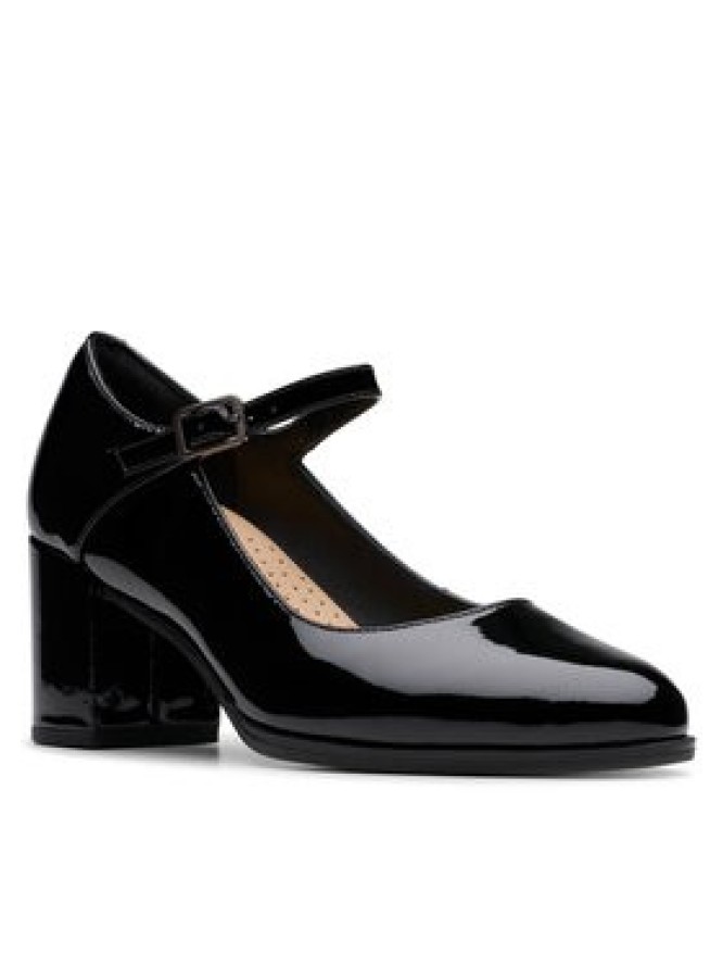 Clarks Półbuty Freva 55 Strap 26181337 Czarny