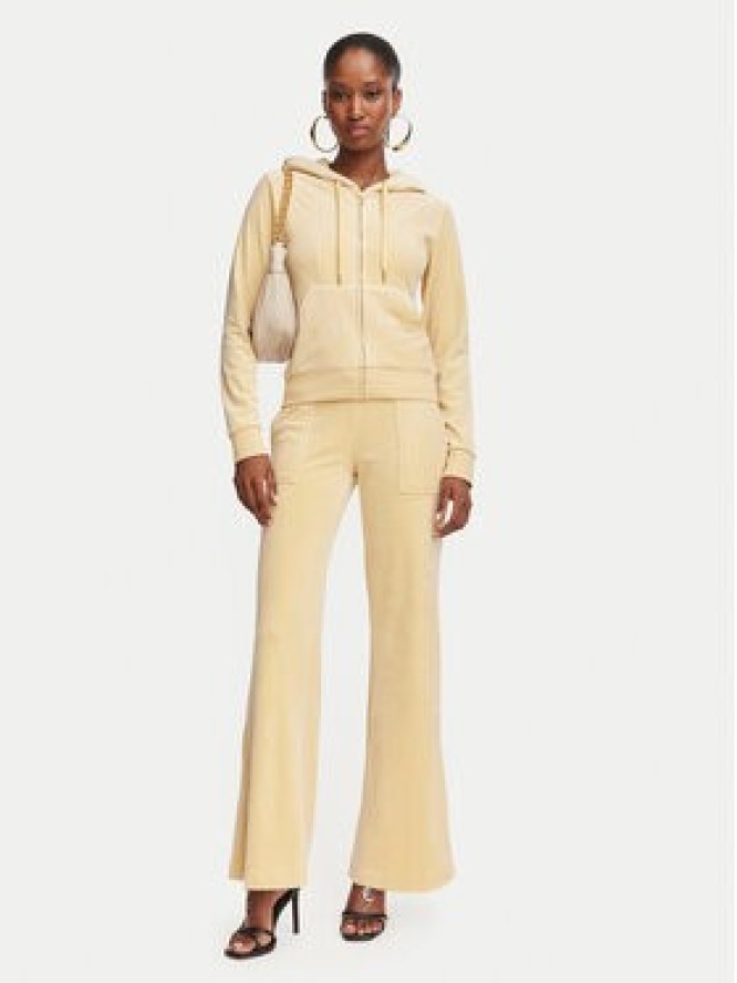 Juicy Couture Bluza Robertson JCAP176G Żółty Slim Fit
