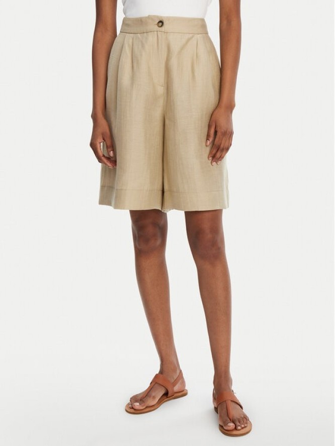 KAOS Szorty materiałowe RP1MR069 Beżowy Regular Fit