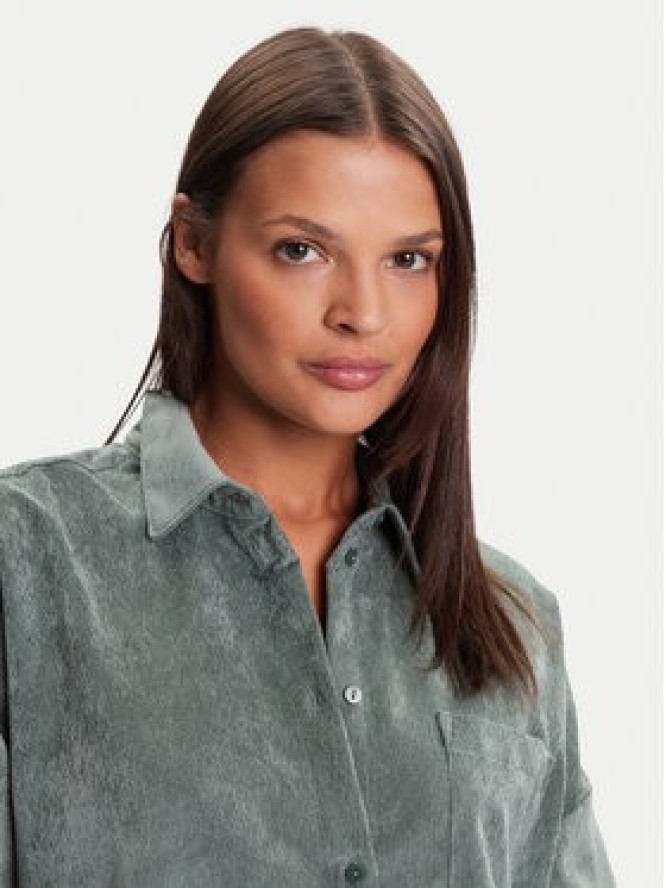 Vero Moda Koszula Sanne 10317194 Zielony Oversize