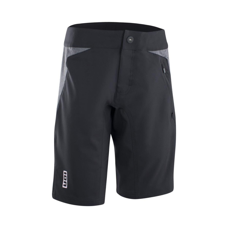 Spodenki rowerowe damskie ION Traze black
