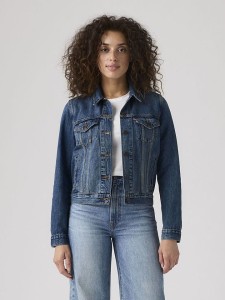 Levi's Kurtka dżinsowa w kolorze niebieskim rozmiar: S