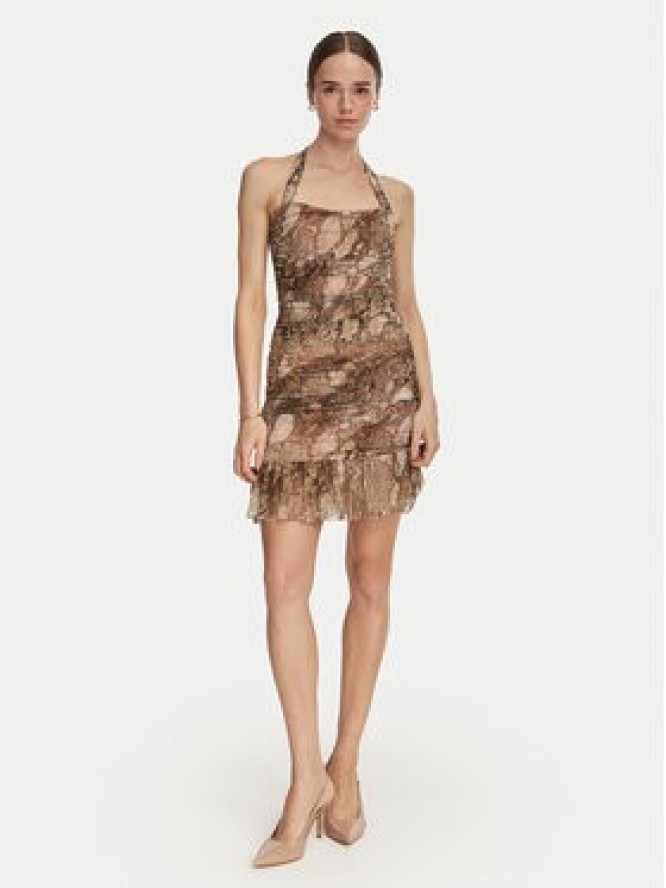 Guess Sukienka letnia W6YK64 K4597 Zielony Regular Fit