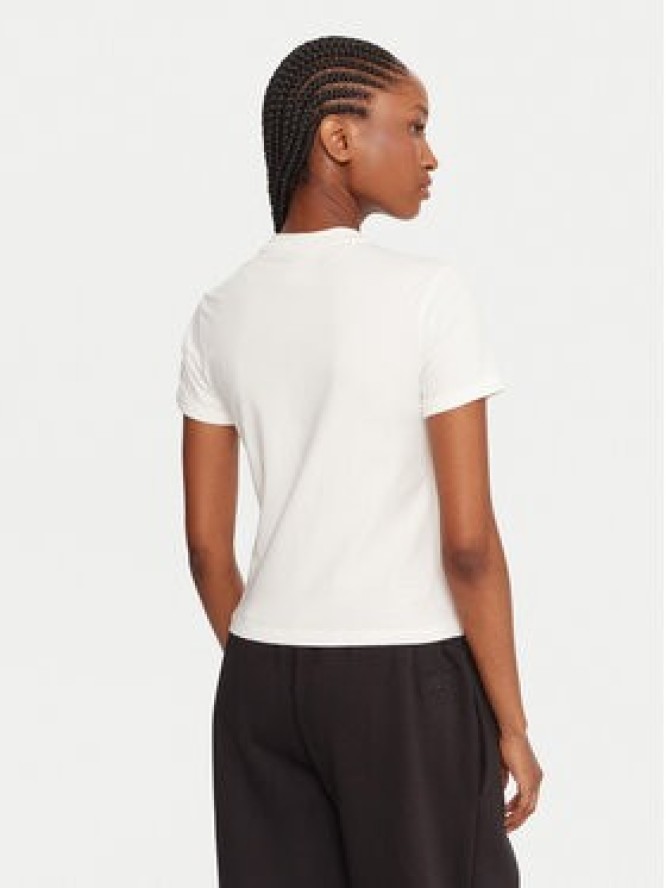 Reebok T-Shirt RK25309CCW Biały Slim Fit