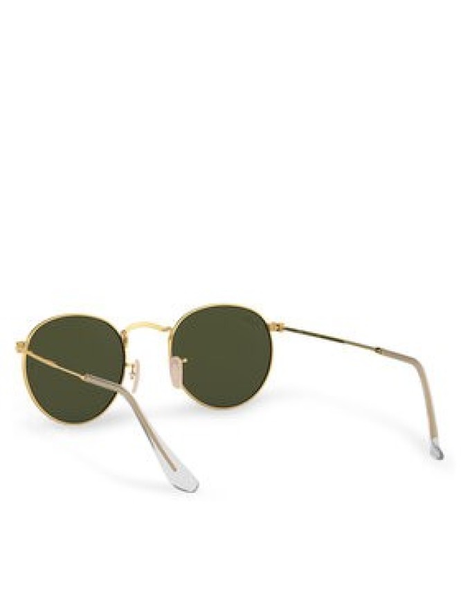 Ray-Ban Okulary przeciwsłoneczne Round Metal 0RB3447 001 Złoty
