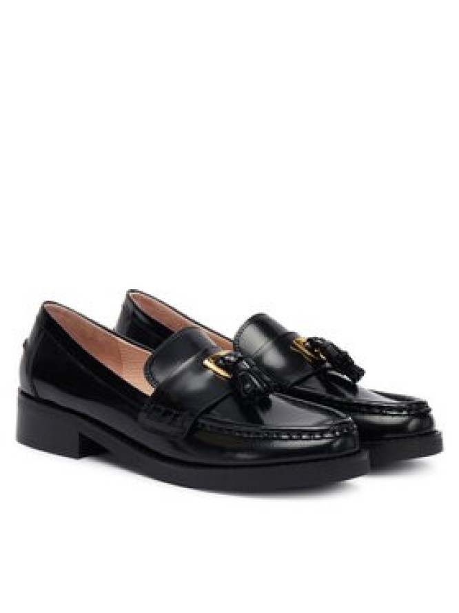 Coccinelle Loafersy E4 PF2 16 04 01 001 Czarny