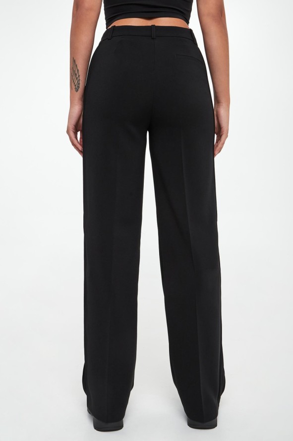 Spodnie damskie z krepy Rufa PINKO