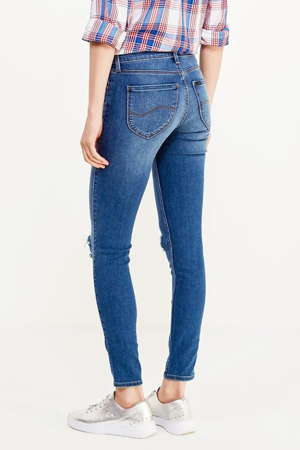 DAMSKIE SPODNIE JEANSOWE LEE JODEE SUPER SKINNY L529HAYW 112112025