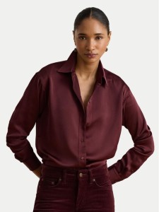 LAUREN RALPH LAUREN Koszula 200B27610008 Bordowy Relaxed Fit