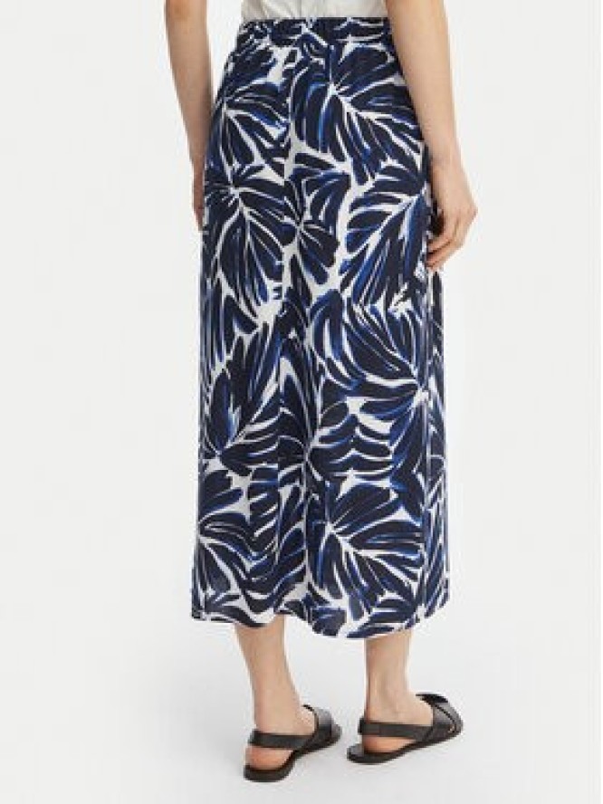 ONLY Spódnica midi Nova 15222223 Granatowy Regular Fit