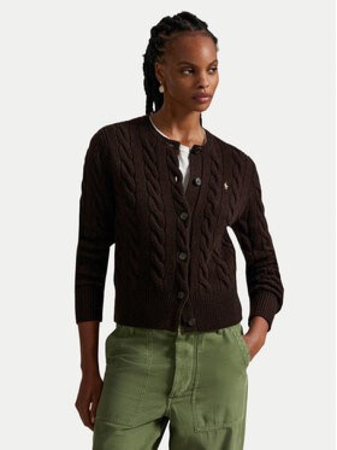 Polo Ralph Lauren Kardigan 211972104007 Brązowy Slim Fit