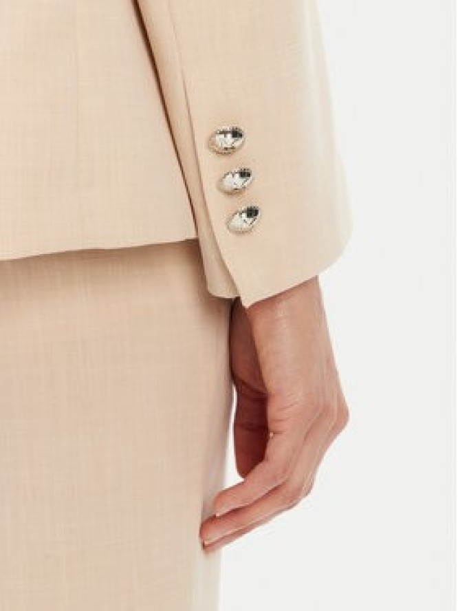 Maryley Marynarka 25EB288/21BE Beżowy Regular Fit