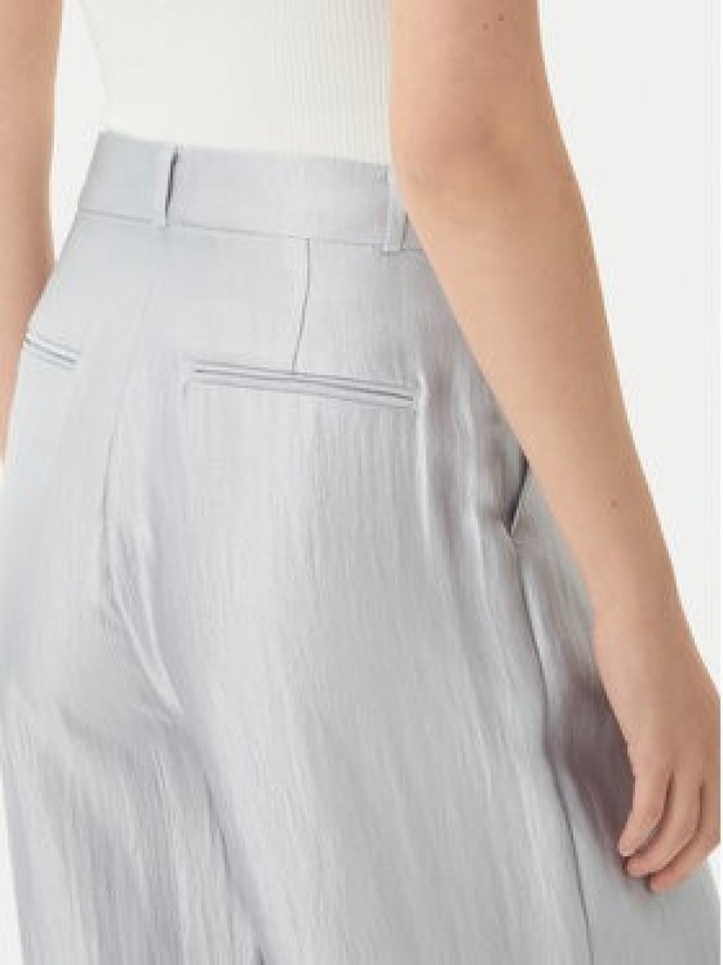 Eleh Spodnie materiałowe SS260403 Błękitny Relaxed Fit