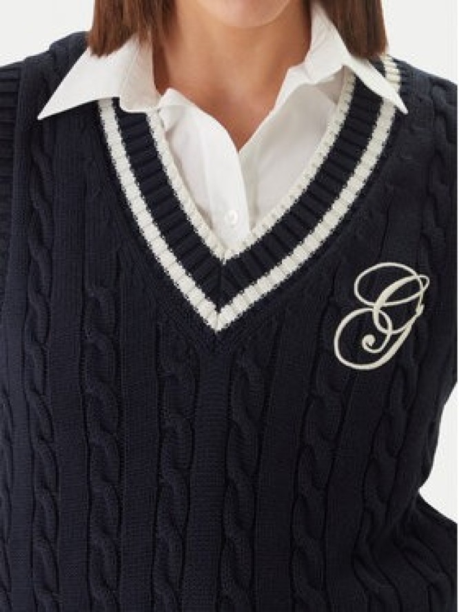 Gant Sweter 4805441 Granatowy Regular Fit