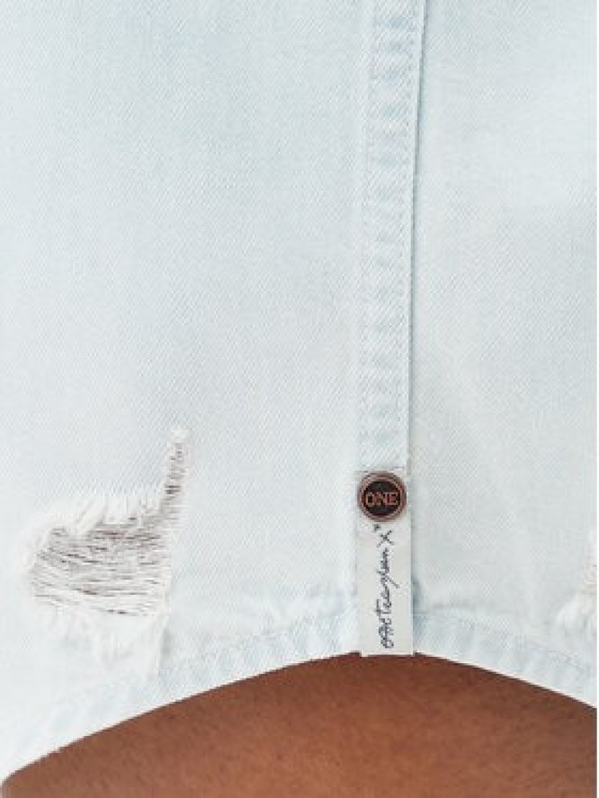 One Teaspoon Koszula jeansowa Everyday Chambray 24864 Błękitny Regular Fit