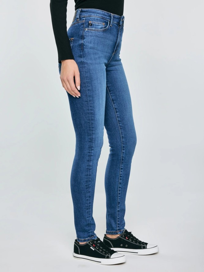 Jeansy damskie skinny niebieskie Clarisa 365
