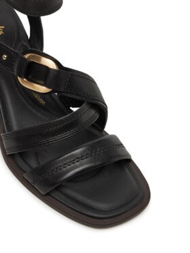Clarks Sandały Morwyn Strap 26181243 Czarny