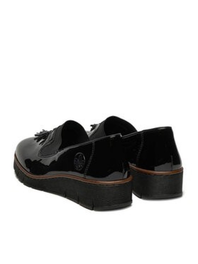 Rieker Półbuty 53751-00 Czarny