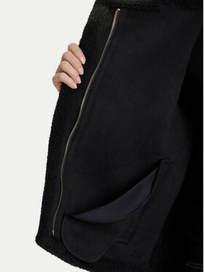 Rinascimento Płaszcz przejściowy CFC0122207003 Czarny Regular Fit