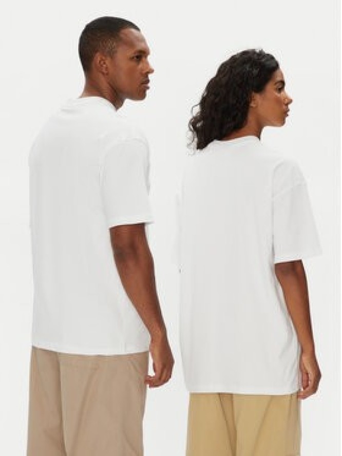 Hunter T-Shirt Abele UNISEX HARU0007251 Biały Regular Fit