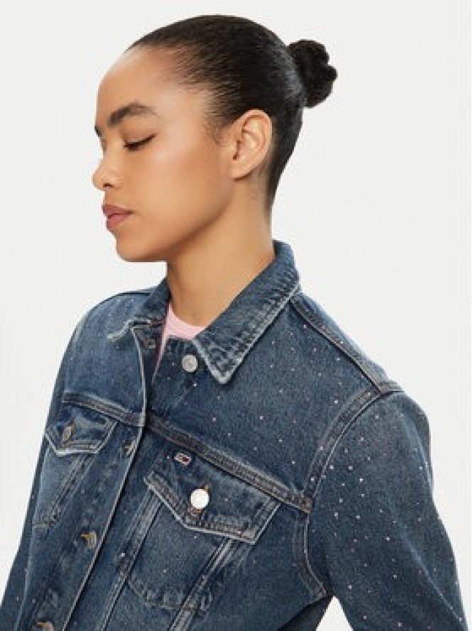 Tommy Jeans Kurtka jeansowa Classic DW0DW19781 Niebieski Regular Fit